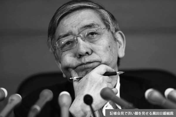 「物価上昇率２％達成」で狼少年化する黒田日銀総裁